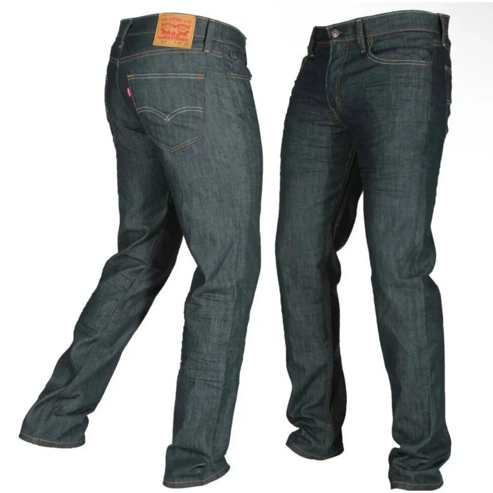 Levis 511 Slim Fit Jeans Slim Fit Stretch Jeans Rinsed Playa 42x30